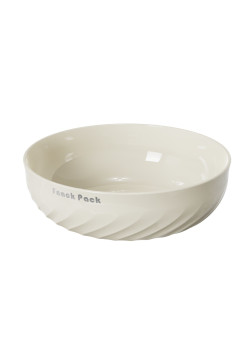 Bol cu un Singur Strat, Flippy, pentru Fructe, Legume, Snacks, 22.4x9 cm, Crem