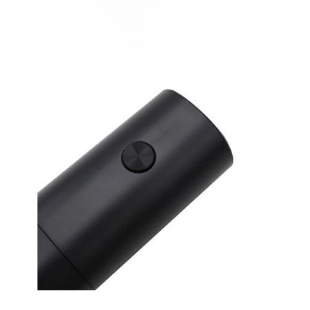 Rasnita Electrica pentru Cafea si Condimente, Flippy, Cutit de Macinare din Otel Inoxidabil, Incarcare cu Baterii, Optiuni Diferite de Macinare, Usor de Manevrat, 18x5.5cm, Negru