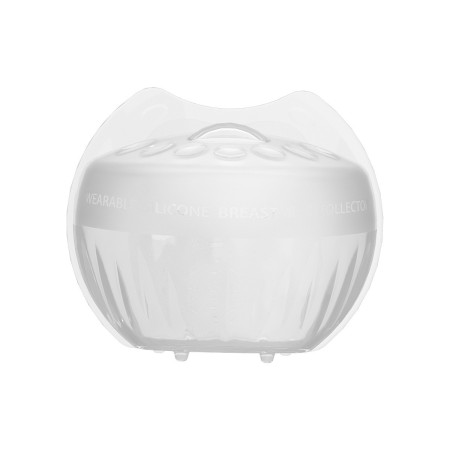 Colector lapte matern silicon alimentar, 80 ml, anti-debordare, confort mama, transparent