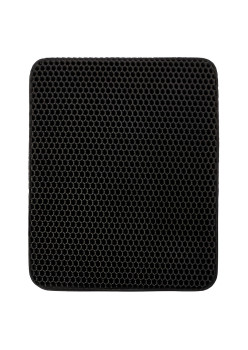 Covoras pentru Litiera, Flippy, Covor cu Doua Fete pentru Pisici, Rezistent la Apa, Colectare Granule de Nisip, Antiderapant, 40x50 cm, Negru