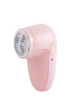 Aparat Scame si Par Haine, Flippy, Electric, USB inclus, Periuta Curatare, pentru Diferite Tesaturi, 13 x 6.8 x 5.8 cm, Roz