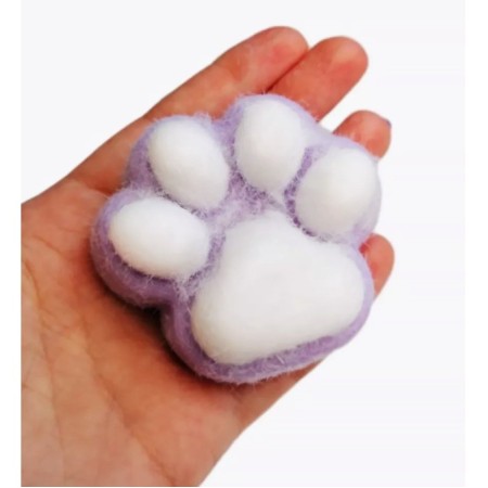 Jucarie Interactiva Squishy, Flippy, Model Cat Paw, Revenire Lenta, din TPR, +3 Ani, 7.5 cm, Textura Puf, Mov