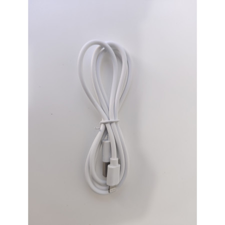 Cablu Date Lightning 1 m Bulk, Alb
