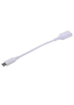 Cablu OTG USB 3.1 USB Type-C to USB A 18 cm Flippy, Alb