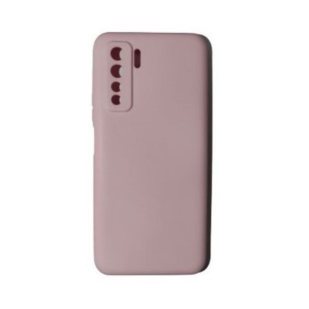 Husa protectie Flippy compatibila cu Huawei P40 Lite 5G Liquid Silicone Case Roz
