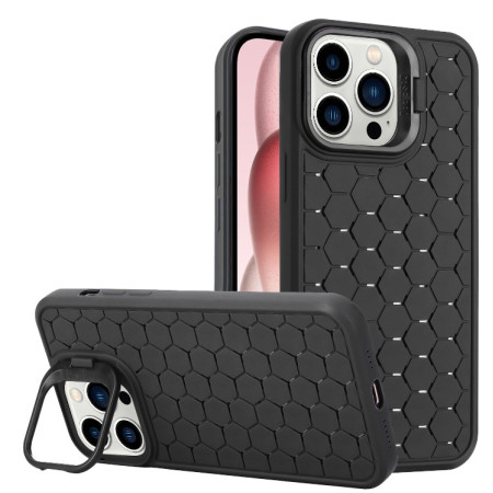 Husa de Protectie TPU, Flippy, pentru Apple iPhone 14 Pro, 3D Cube, cu Inel, Protectie Camera, Antisoc, Antizgariere, Antialunecare, Acoperire Completa, Negru