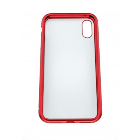 Husa de protectie Magnetic 360 pentru Apple iPhone XS Max, Rosu