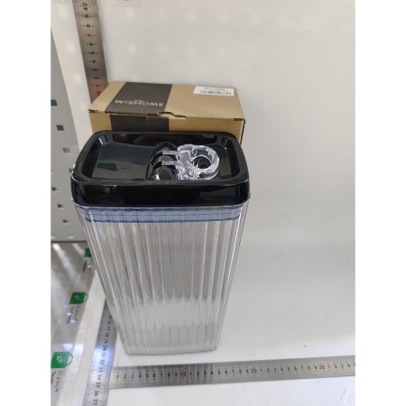Container Borcan pentru Alimente, Flippy, din Plastic, 3.3l, Transparent, Model Abstract