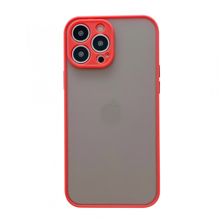 Husa protectie Flippy compatibila cu Apple iPhone 13 Pro Max Phantom Tpu Rosu