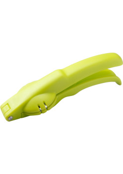 Dispozitiv de spart nuci si castane Flippy, ABS si otel, 17.5 x 5.5 x 5 cm, usor de utilizat, verde