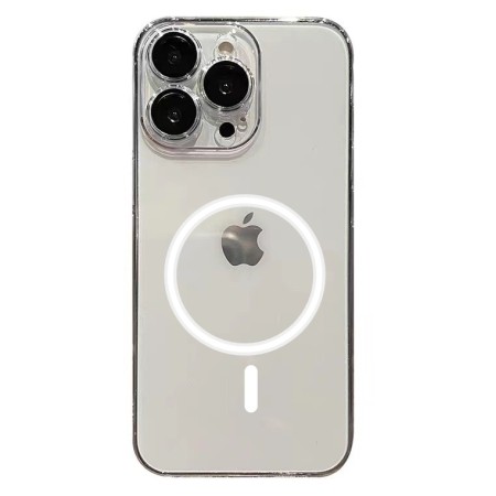 Husa protectie Flippy pentru Apple iPhone 14 Plus, MagSafe Silicone, Protectie si folie camera inclusa, protectie camera, Fumuriu
