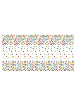 Fata de Masa Dreptunghiulara, Flippy, Colectia LA MULTI ANI, 137 x 274 cm, din Plastic PE, Impermeabila, Multicolor