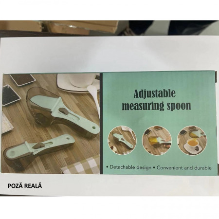 Set 2 Cupe Gradate pentru Bucatarie, Flippy, Cupe de Masurat Reglabile, Ergonomic, Confortabil, pentru Lichide si Solide, Volum ajustabil 5-30ml, 30-130ml, Culoare Albastru