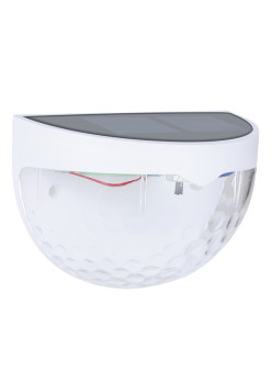 Set 2x Lampa solara de perete 6LED, Flippy, carcasa alba, lumina alb cald
