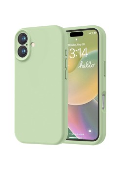 Husa de Protectie Matte TPU, Flippy, pentru Apple iPhone 16 Plus, Protectie Camera, Antisoc, Antizgariere, Antialunecare, Acoperire Completa, Verde