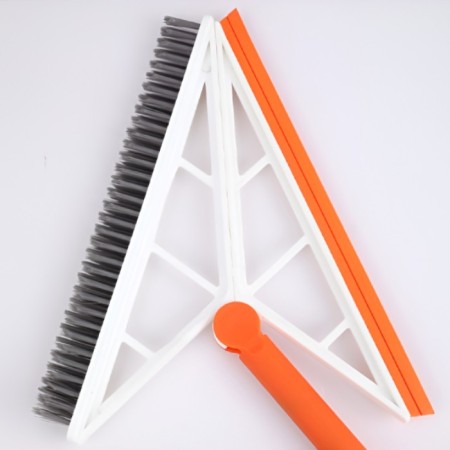 Mop Multifunctional, Flippy, Portocaliu, cu Racleta din Silicon, Maner Telescopic, Curatarea Eficienta a Tuturor Suprafetelor
