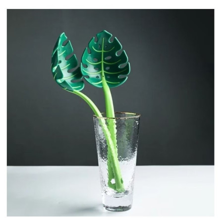 Ustensilă de Bucătărie Universală, Tip Frunză GreenLeaf, ABS, Design Modern, 30x9.5 cm, Verde