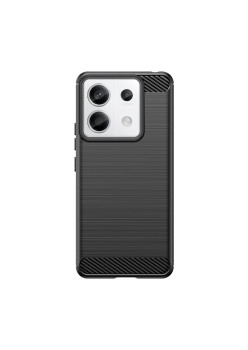 Husa Protectie, Flippy, pentru Xiaomi Redmi Note 13 Pro, TPU Carbon, Negru