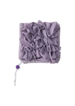 Prosop de Baie, Flippy, 2in1, cu Burete din Plasa, 17 x 17 cm, Mov