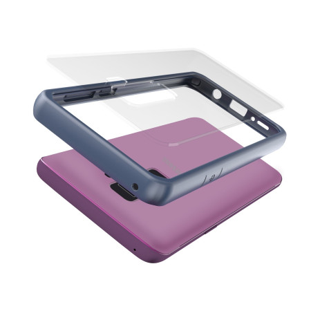Husa Samsung Galaxy S9 shockproof acrylic Albastru