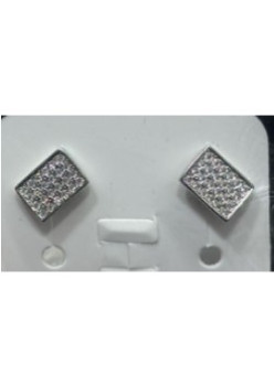 Cercei din Argint 925, Dreptunghi Pietre, Jolie Silver