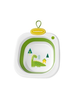Lavoar Pliabil, Flippy, pentru Copii 1-8 Ani, Model Animat, din PP+TPE, 32x29x10 cm, Verde