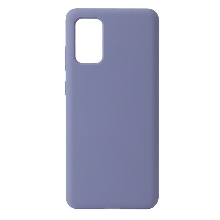 Husa protectie Flippy compatibila cu Samsung Galaxy S21 Ultra Liquid Silicone Case Mov