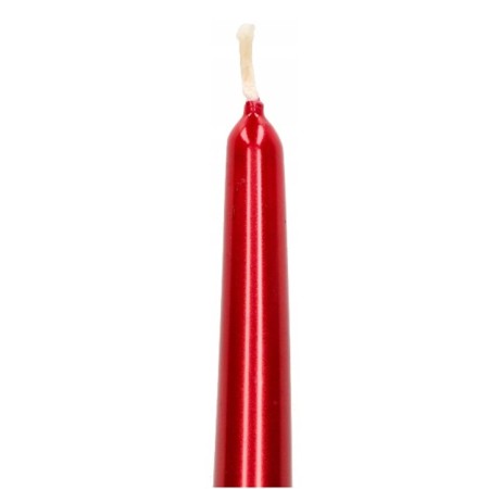 Lumanare Decorativa, Flippy, pentru Masa, 25 cm, din Parafina, fara Fum, Ardere 7.5h, Rosu