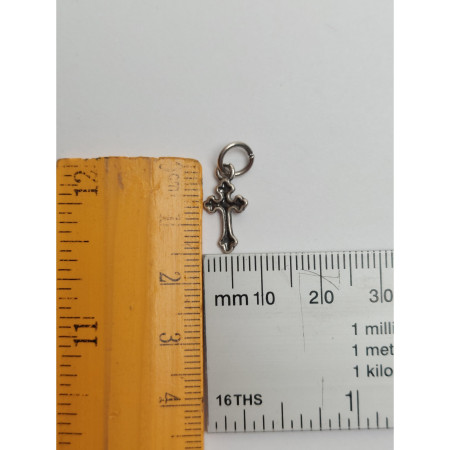Pandantiv din Argint 925 Cruce botez, Jolie Silver, 0.6g, 1.5 cm x 1 cm