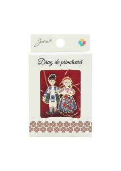 Brosa Mica in Cutie Cosulet Tineri Traditionali
