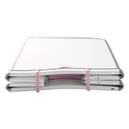 Cada Pliabila pentru Baie, Flippy, din PP+TPE, pentru Copii +6 Luni, Model Ursulet, Scaun de Interior, Detasabil, 82 x 50 x 54 cm, Roz