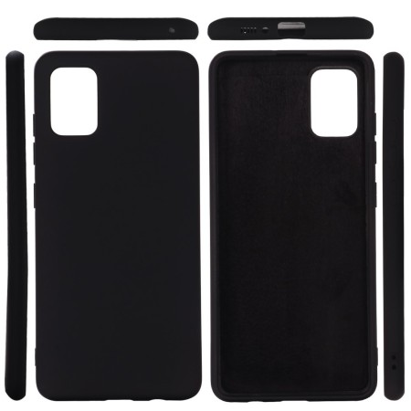Husa protectie compatibila cu Samsung S10 Lite Liquid Silicone Case Negru