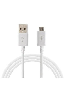 Cablu de date/Incarcare micro USB 1m Alb