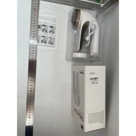 Aparat Pentru Curatat Scame, Par Si Praf, Flippy, Trimmer pentru Diferite Tipuri De Material, Cu Lame Din Otel Inoxidabil, Maner Ergonomic, Incarcare Prin USB, 15x6x9 cm, Alb