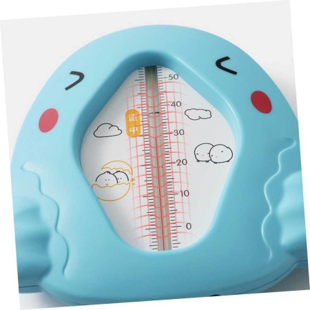 Termometru pentru Baie, Flippy, Plutitor, Rezistent la apa, Multifunctional, Model Gaina, 10.5x10.5x2.5 cm, Albastru