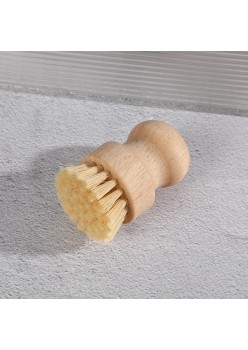 Beech sisal pot brush for washing dishes and pots - Color: Beech sisal pot brush 8x5cm
