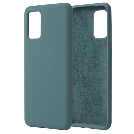 Husa protectie Flippy compatibila cu Samsung Galaxy S21 Ultra Liquid Silicone Case Verde