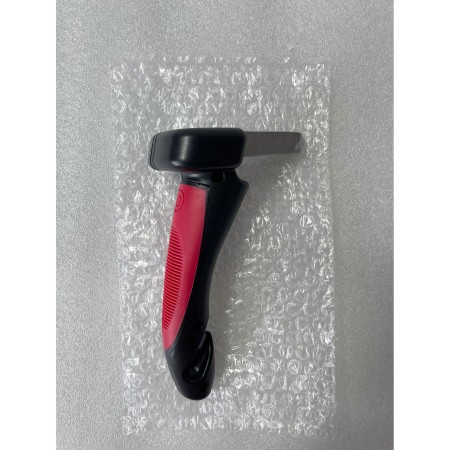 Maner Auto 4 in 1, Flippy, Kit de Siguranta, Maner, LED, Cutter, Ciocan, din ABS si Aluminiu, 18 x 7 cm, Rosu/Negru