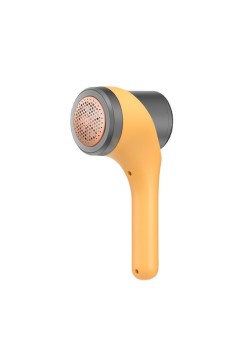 Aparat Scame si Par Haine, Flippy, Electric, USB inclus, Periuta Curatare, pentru Diferite Tesaturi, 3 Trepte, 20.5 x 8.8 x 7 cm, Galben