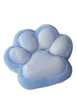 Jucarie Interactiva Squishy, Flippy, Model Cat Paw, Revenire Lenta, din TPR, +3 Ani, 7.5 cm, Textura Puf, Albastru