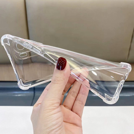 Husa protectie pentru Xiaomi Redmi Note 9 5G, Flippy, TPU, Antisoc, Protectie colturi, Rezistenta la impact, 1.5 mm, Transparenta