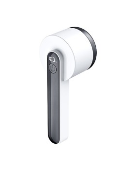 Aparat Pentru Curatat Scame, Par Si Praf, Flippy, Trimmer pentru Diferite Tipuri De Material, Cu Lame Din Otel Inoxidabil, Maner Ergonomic, Incarcare Prin USB, Alb