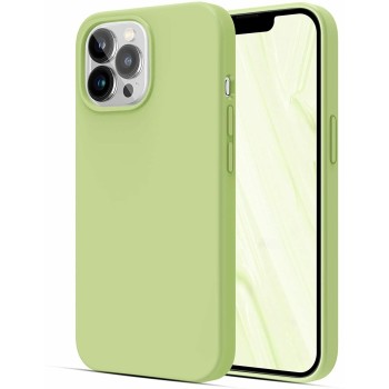 Husa protectie Flippy compatibila cu Apple iPhone 13 Pro Max Matte Tpu Verde Mat