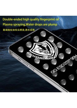 Folie Sticla Securizata, Flippy, compatibila cu Apple iPhone 16 Pro Max, Sticla, Super HD Glass, Anti-static, Margini Negre, 99H OG, Transparent
