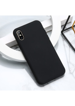 Husa de Protectie, Flippy, pentru Apple iPhone 16, Liquid Silicon, Negru