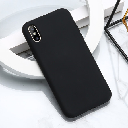Husa de Protectie, Flippy, pentru Apple iPhone 16, Liquid Silicon, Negru