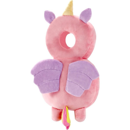 Pernă Rucsac BabyUnicorn, Protecție Moale pentru Cap, Tetieră Ergonomică, 33x6x19 cm, 180 g, Roz