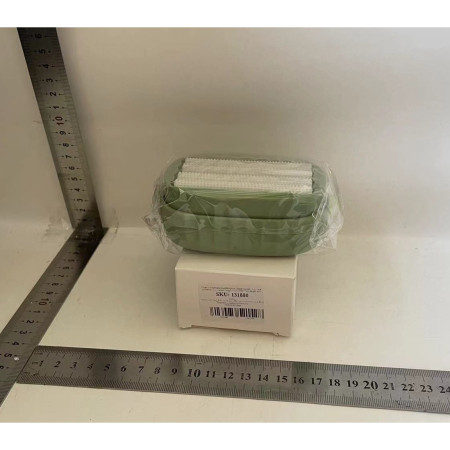 Perie de Spalat Haine, Flippy, cu Dispenser pentru Detergent, 4 Perii de Curatare, din ABS + PS, Verde