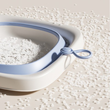 Cada Pliabila pentru Baie pentru Copii, Flippy, Cadita pentru Bebelusi, Model Patrat pentru Fundulet, Albastru, 32x27.5x3.7 cm, 4 L