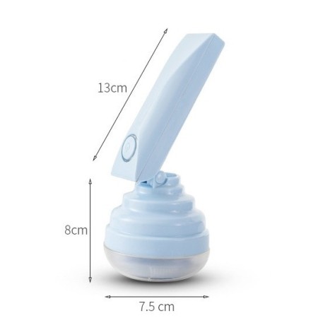 Aparat Pentru Curatat Scame, Par Si Praf, Flippy, Trimmer pentru Diferite Tipuri De Material, Cu Lame Din Otel Inoxidabil, Maner Flexibil, Incarcare Prin USB, 13x8 cm, Albastru